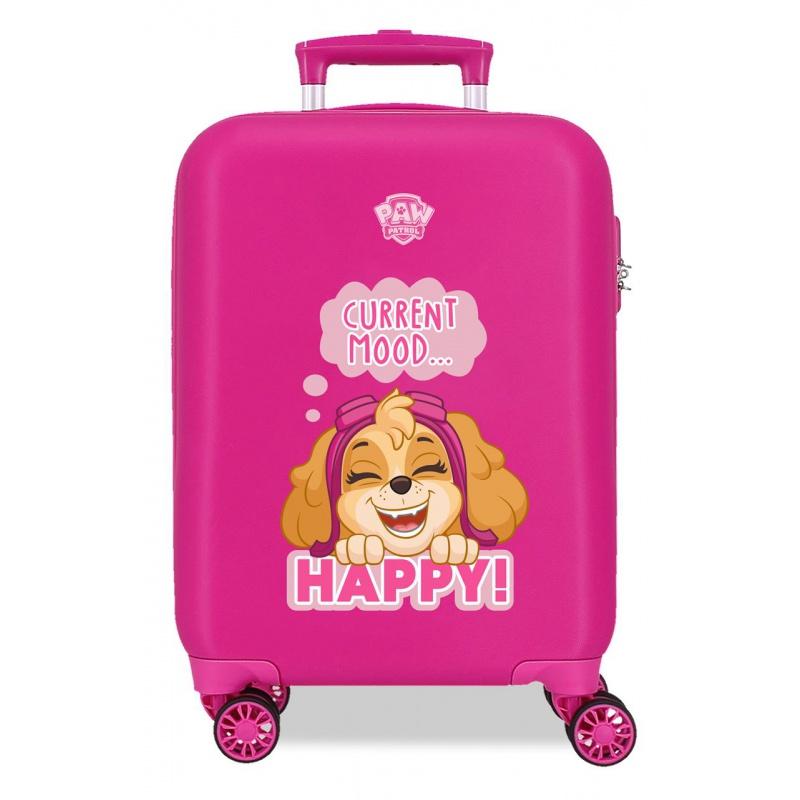 Detský ABS cestovný kufor PAW PATROL Playful Fucsia, 50x33x20cm, 33L, 2191323