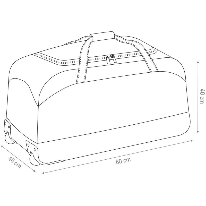 Team Trolley Bag cestovná taška na kolieskach 4
