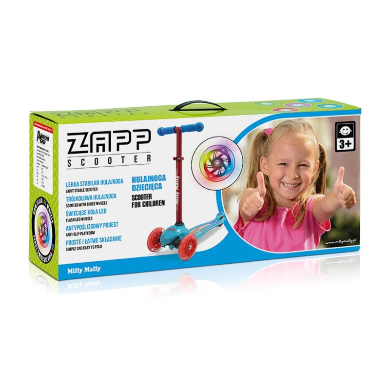 Detská kolobežka Milly Mally Scooter Zapp green 3