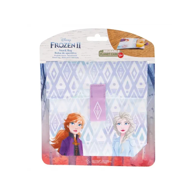 STOR Textilné desiatové vrecúško DISNEY FROZEN Snack, 41105