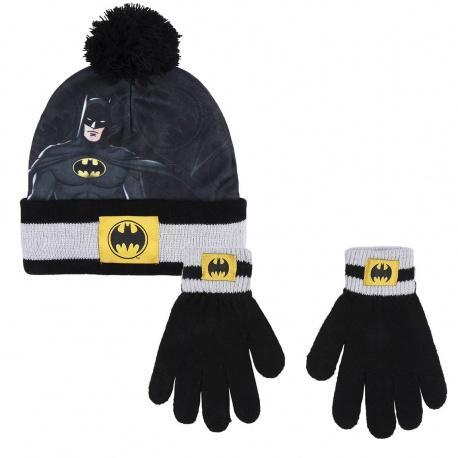 CERDÁ Chlapčenská zimná súprava (čiapka a rukavice) BATMAN, 2200007930