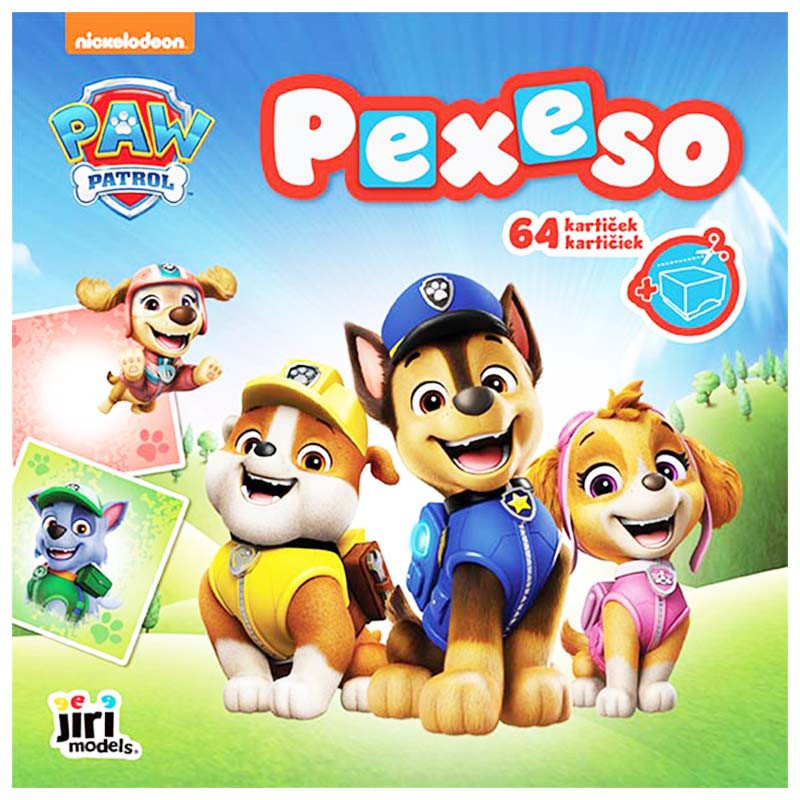 Pexeso v zošite Labková patrola