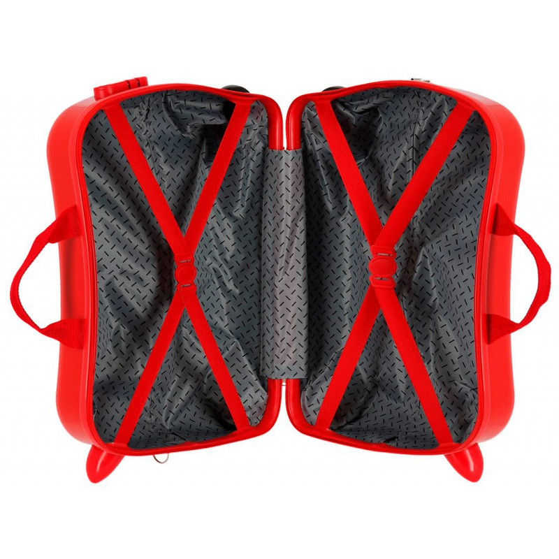 Detský cestovný kufor na kolieskach / odrážadlo DISNEY CARS Red, 2049824 2