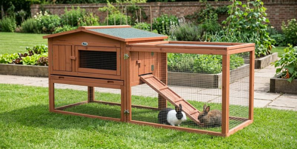 Králikáreň Strend Pro, so strechou, 158x58x68 cm 1