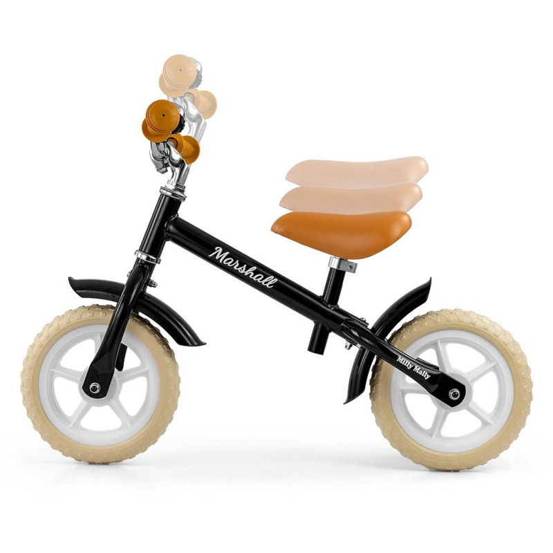 Detské odrážadlo bicykel Milly Mally Marshall Black 2