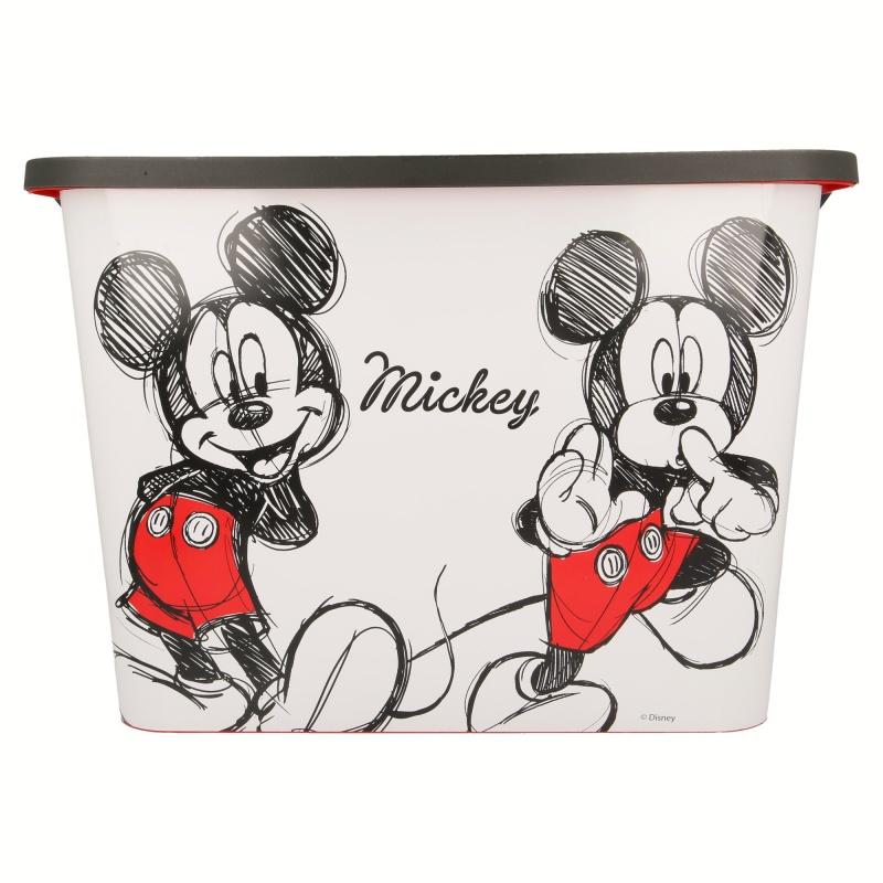 STOR Plastový úložný box MICKEY MOUSE 23L, 02646 3