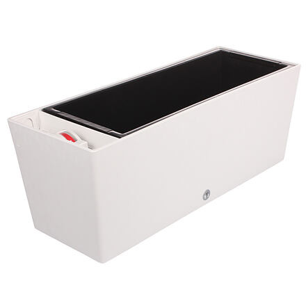 Plastkon Supreme samozavlažovací kvetináč biela, 75cm 1