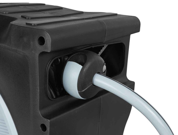 Navíjací bubon s držiakom na stenu so záhradnou 1/2" hadicou 25 m, TVARDY 11