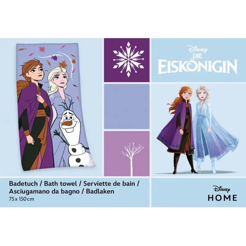 HERDING Bavlnená osuška 75/150cm DISNEY FROZEN 2