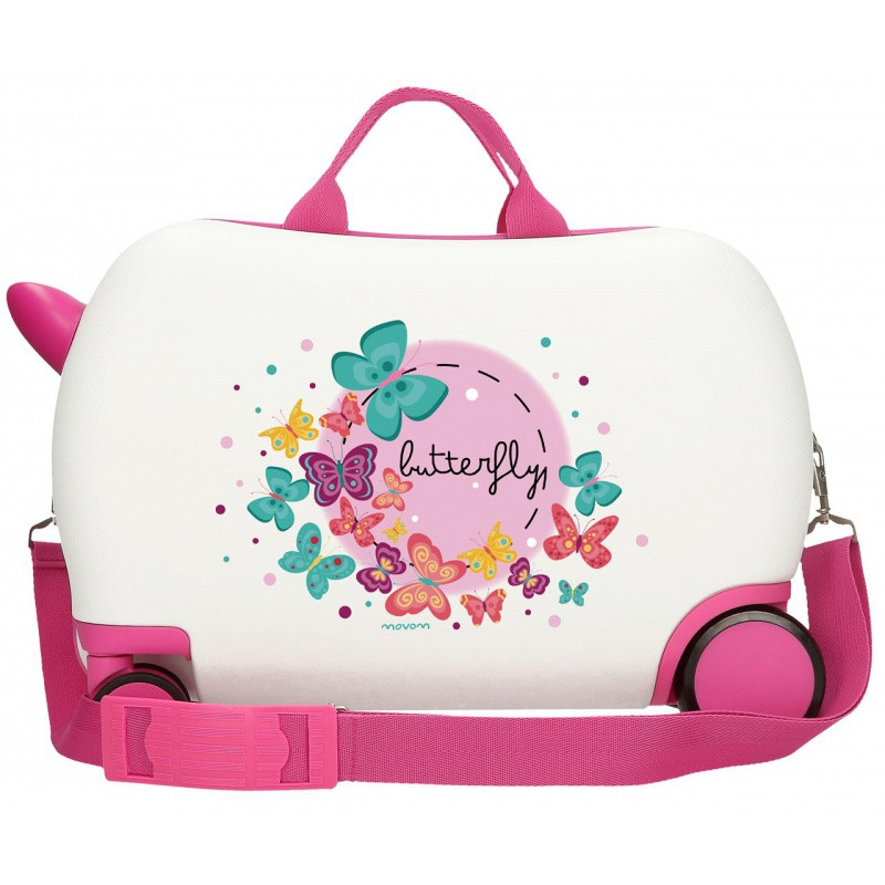 Detský cestovný kufor na kolieskach / odrážadlo MOVOM Butterfly, 25L, 3721061 2