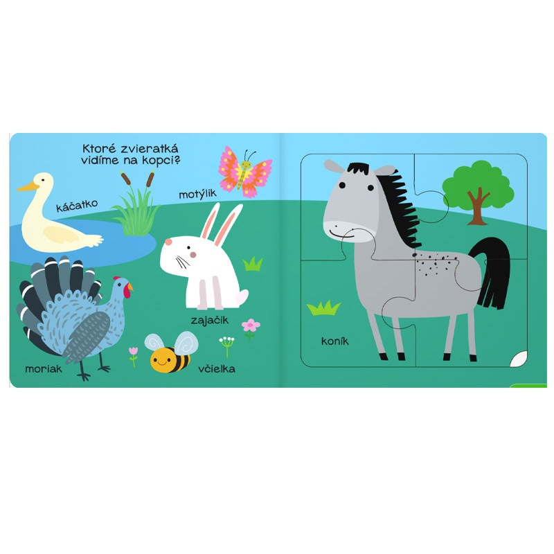 Puzzle kniha junior - Farma 1