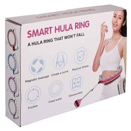 Hula Hoop Smart gymnastická obruč tm. ružová 3