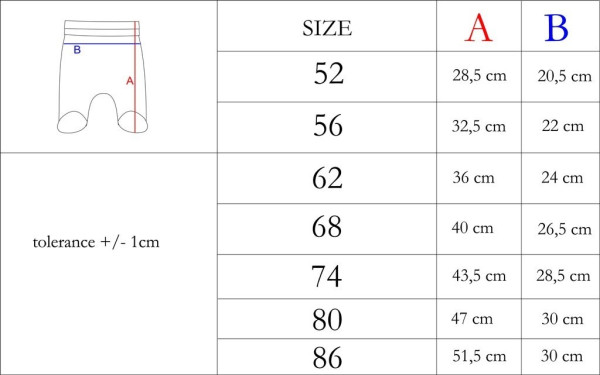 Dojčenské bavlnené polodupačky Nicol Viki 86 (12-18m) 2