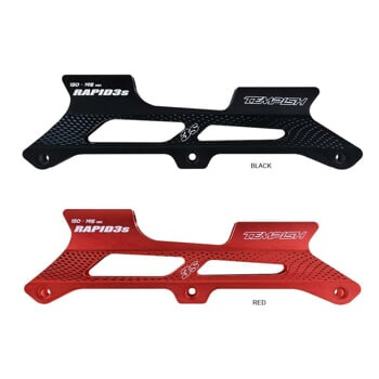 Podvozok RAPID 3S UNI 3*125 mm red