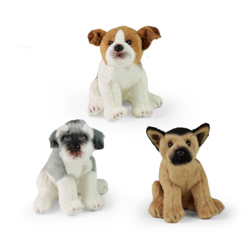 Plyšový sediaci pes