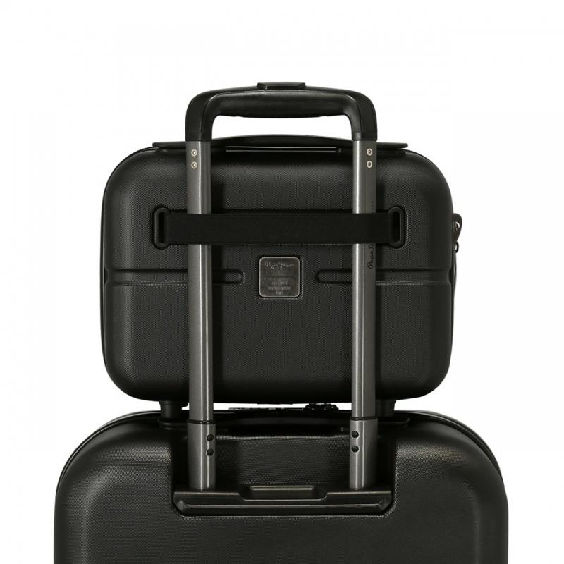 PEPE JEANS Highlight Negro, Cestovný kozmetický kufrík, 21x29x15cm, 7683921