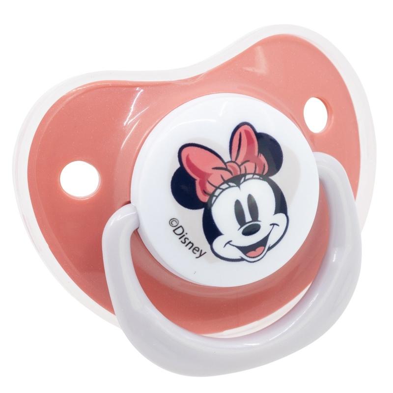 STOR Anatomický silikónový cumlík MINNIE MOUSE, 2ks, 0-6M, 10769