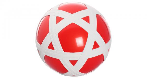 E-JET Sport Cross Ball gumová lopta červená-biela