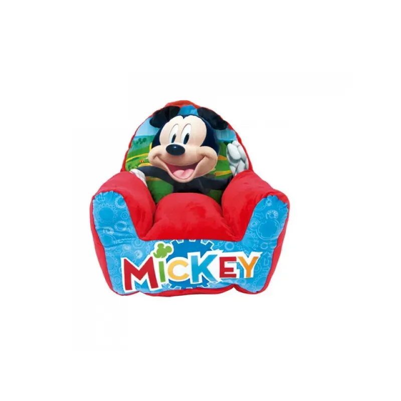 ARDITEX Detské plyšové plnené kreslo MICKEY MOUSE, WD13974