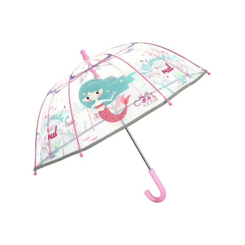 Detský reflexný dáždnik COOL KIDS Sirenetta, 15572