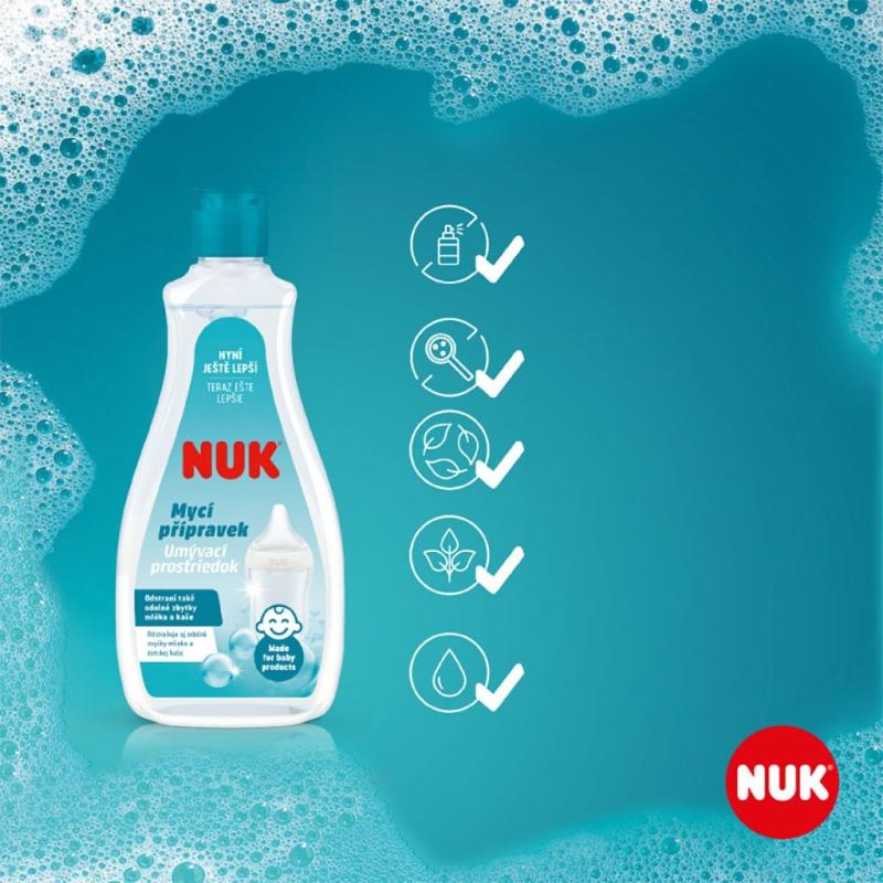 Umývací prostriedok na fľaše a cumlíky NUK - 500ml 3