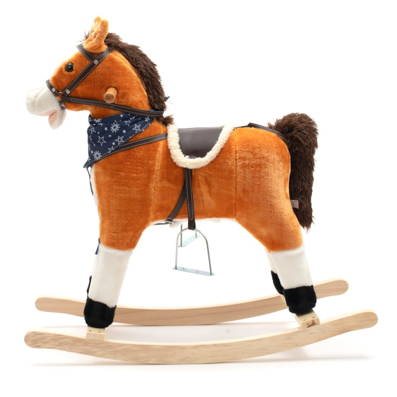 Hojdací koník s melódiou a šatkou Baby Mix Zeus 2