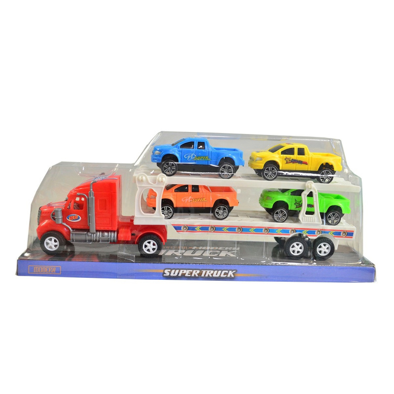 Ťahač s autami na zotrvačník 2