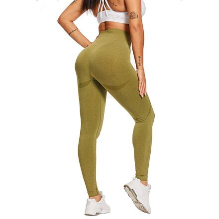 Yoga Shark fitness legíny khaki 1