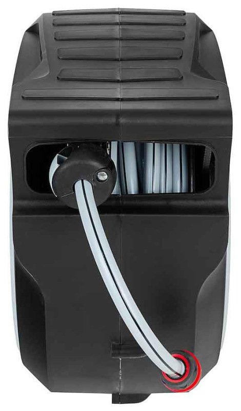 Navíjací bubon s držiakom na stenu so záhradnou 1/2" hadicou 25 m, TVARDY 14