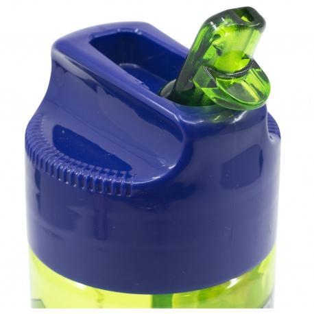 STOR Plastová fľaša s výsuvnou slamkou MINECRAFT, Transparent Tritan, 430ml, 40436