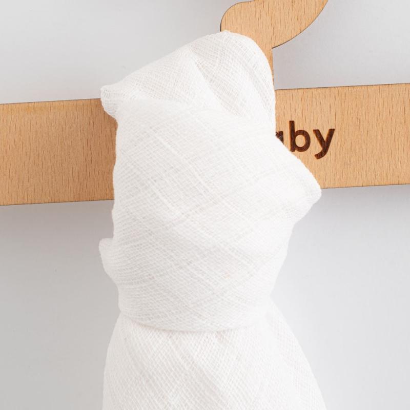 Látkové bavlnené plienky New Baby STANDARD 80 x 80 cm 10 ks biele