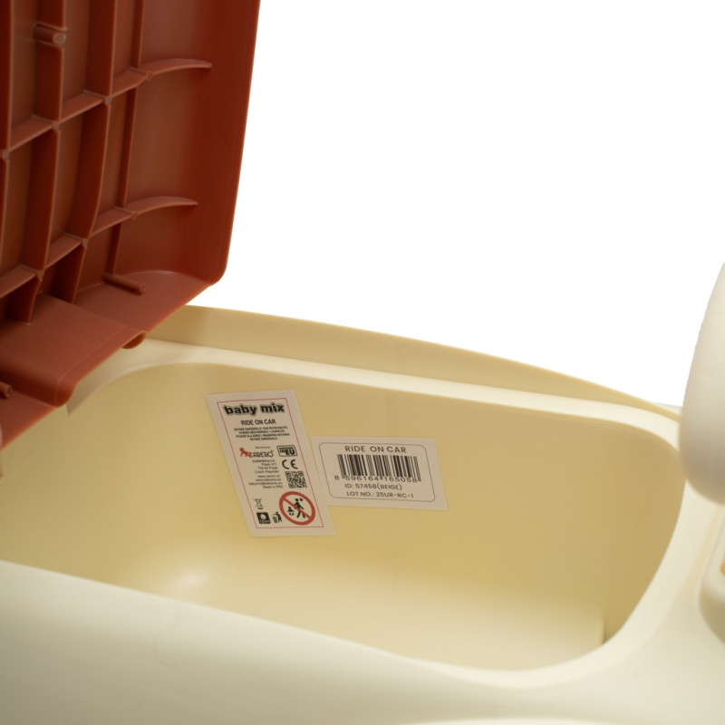 Detské odrážadlo Baby Mix Kiddo Cruiser béžové 3