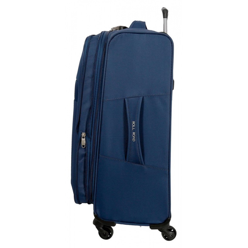 JOUMMA BAGS Sada textilných kufrov ROLL ROAD ROYCE Blue / Modrá, 55-66-76cm, 5019423 4