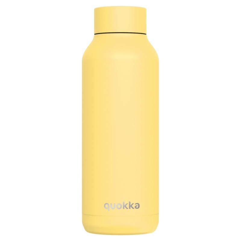 Quokka Solid, Nerezová fľaša / termoska Light Yellow, 510ml, 11997