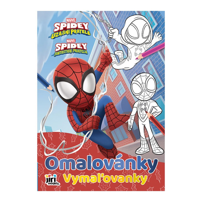 Omaľovánky A4 spidey