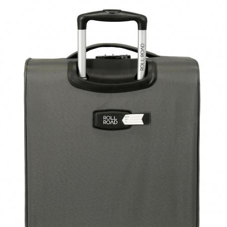 JOUMMA BAGS Sada textilných kufrov ROLL ROAD ROYCE Grey / Sivá, 55-66-76cm, 5019422