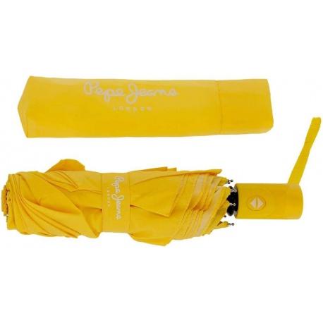 Skladací plnoautomatický dáždnik PEPE JEANS Pastel Yellow / žltý, 78785P1