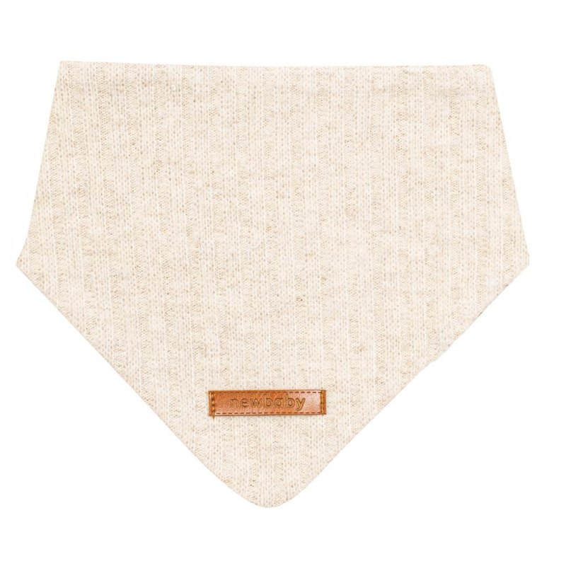 Jesenná dojčenská čiapočka so šatkou na krk New Baby Special One béžová 68 (4-6m) 2