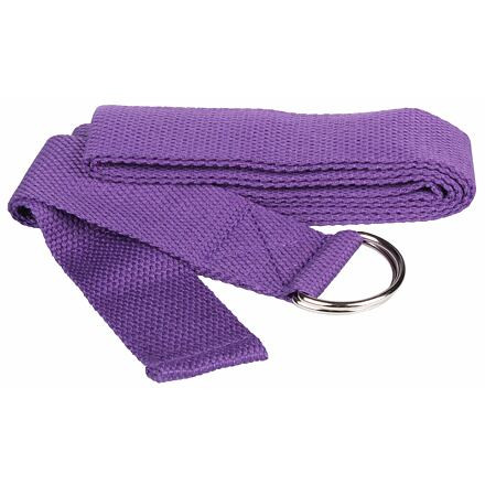 Yoga Strap pás na jogu fialová