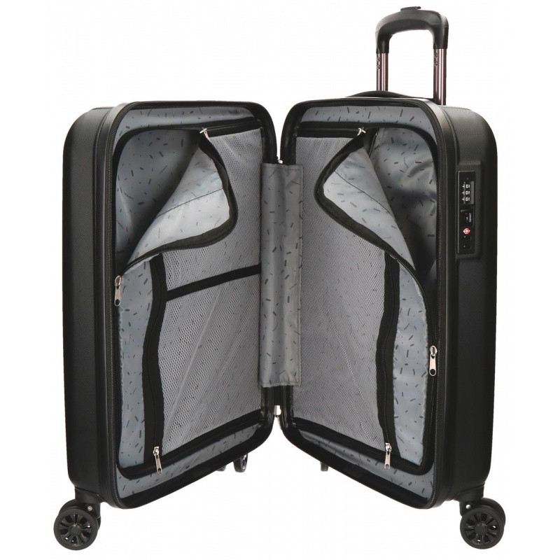 MOVOM Wood Black, Škrupinový cestovný kufor, 55x40x20cm, 38L, 5319161 (small) 4