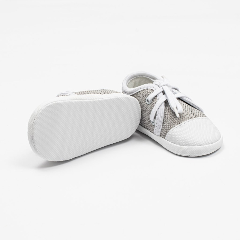 Dojčenské tenisky capačky New Baby jeans sivá 3-6 m 3-6 m 2