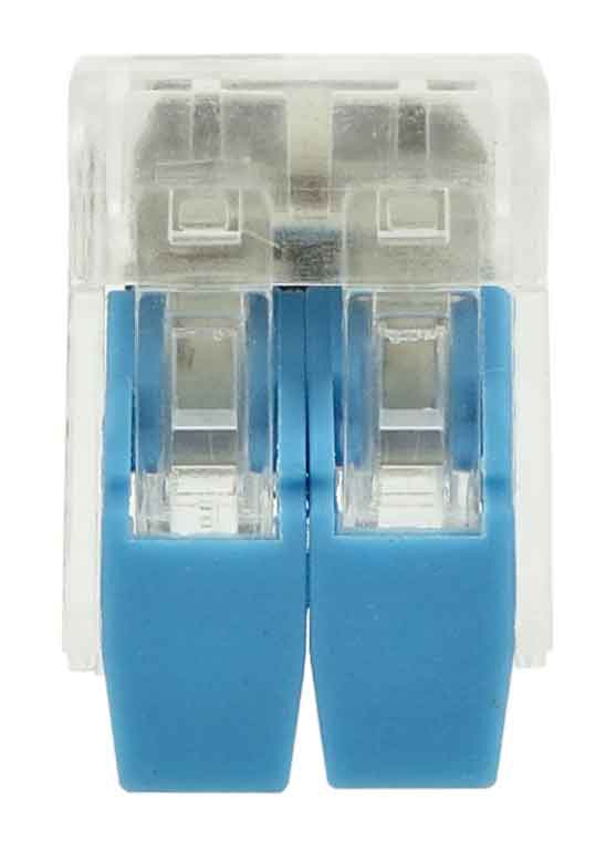 Rýchlospojkový elektrický konektor 2 x 0,2-4,0 mm2, GEKO