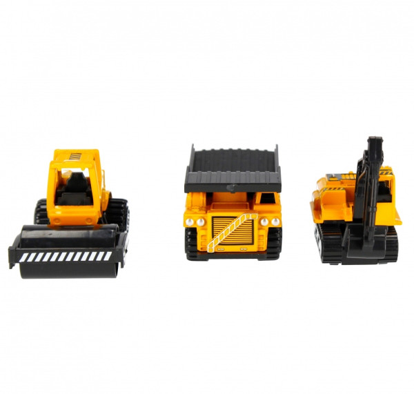 Sada stavebných strojov z kovu 4