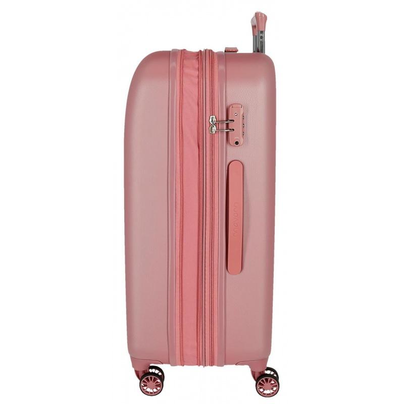 Movom Riga Pink, Sada luxusných ABS cestovných kufrov 70cm/55cm, 5998965 5