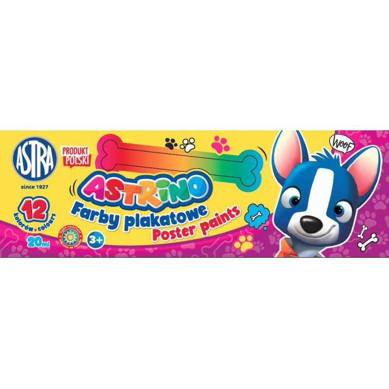 Školské temperové farby v kelímku Astrino, 12x20ml, 301221004 4