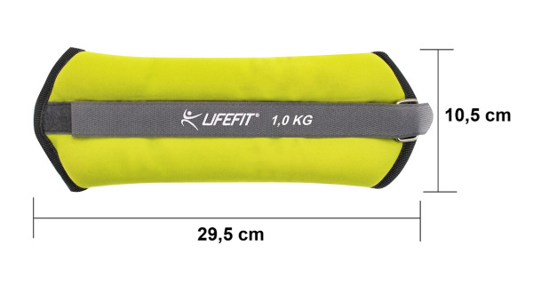 ZATAZ RUKY-NOHY,neopren,2x1,0kg,sv.zel 1