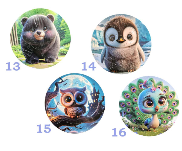 Magnetické puzzle zvieratko 3