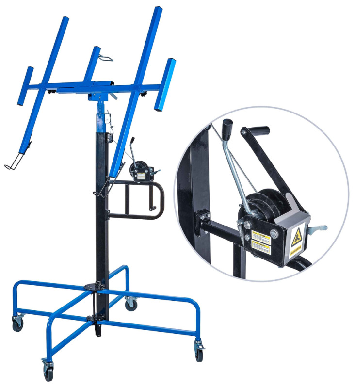 Montážny stojan na sádrokartón, zdvih 170-400 cm, max. tabuľa 120 x 280 cm, GEKO 4