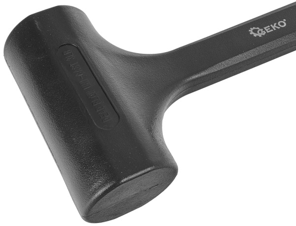 Gumené kladivo bez spätného rázu, priemer 65 mm, hmotnosť 1.350 g, GEKO 1