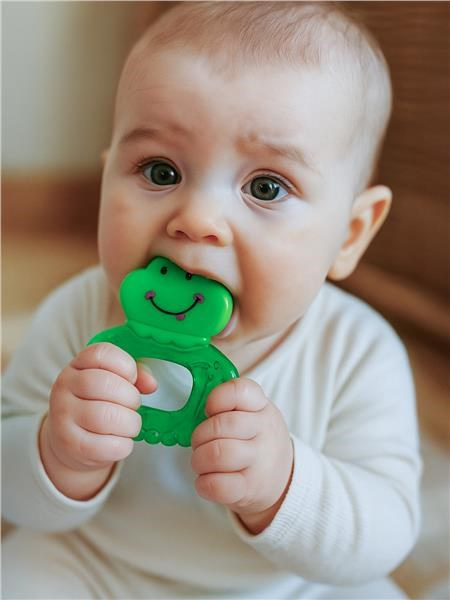 Chladiace hryzátko Baby Mix žabka 1
